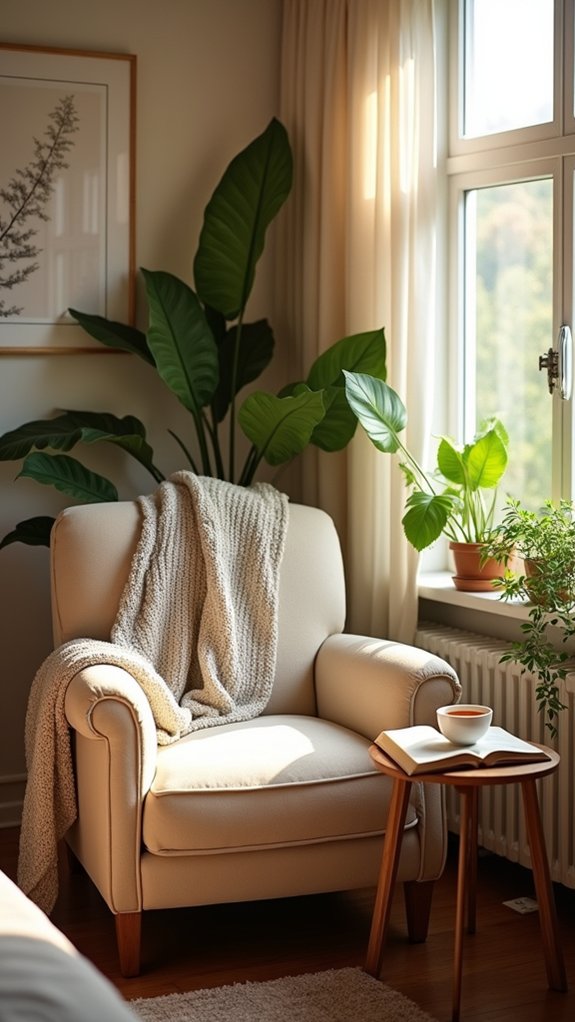 cozy reading nook retreat