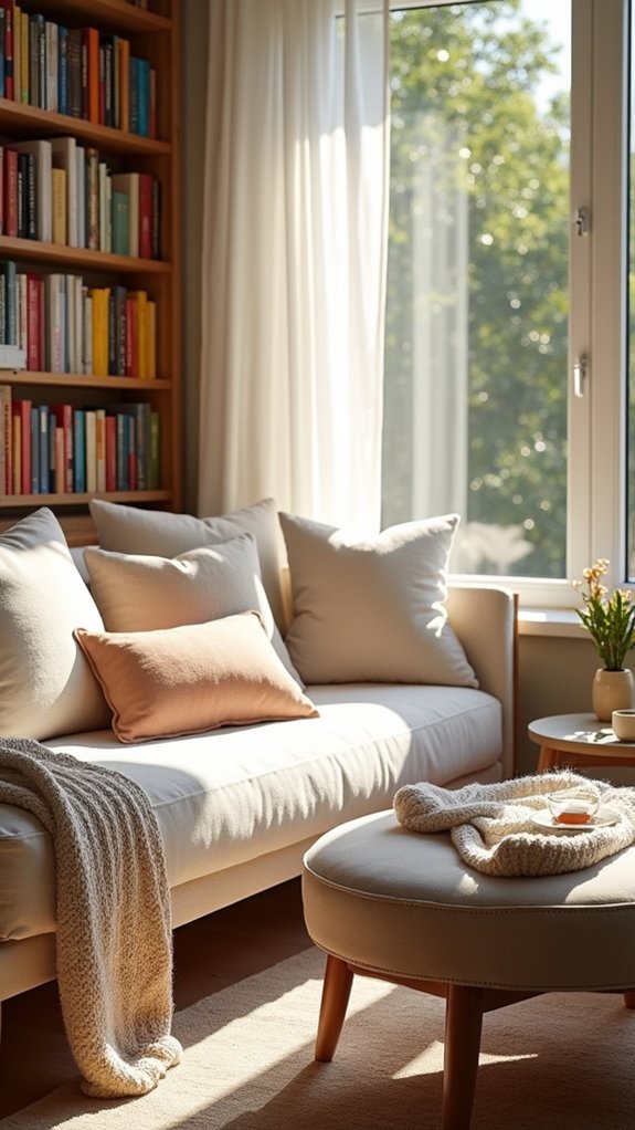 cozy reading nook retreat