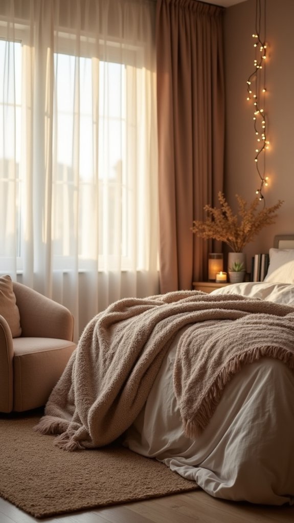 cozy retreat with soft lighting