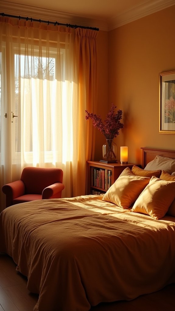 cozy romantic bedroom colors