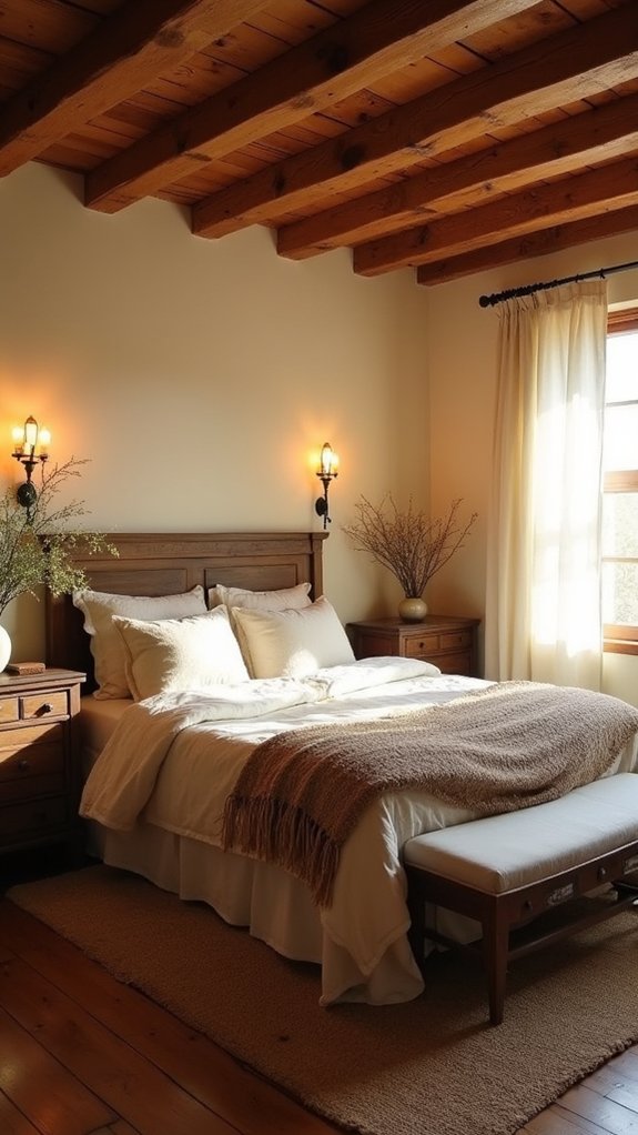 cozy rustic lighting ambiance