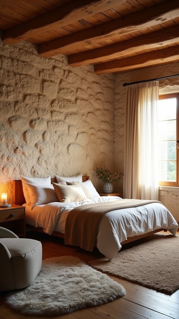 cozy rustic stone retreat