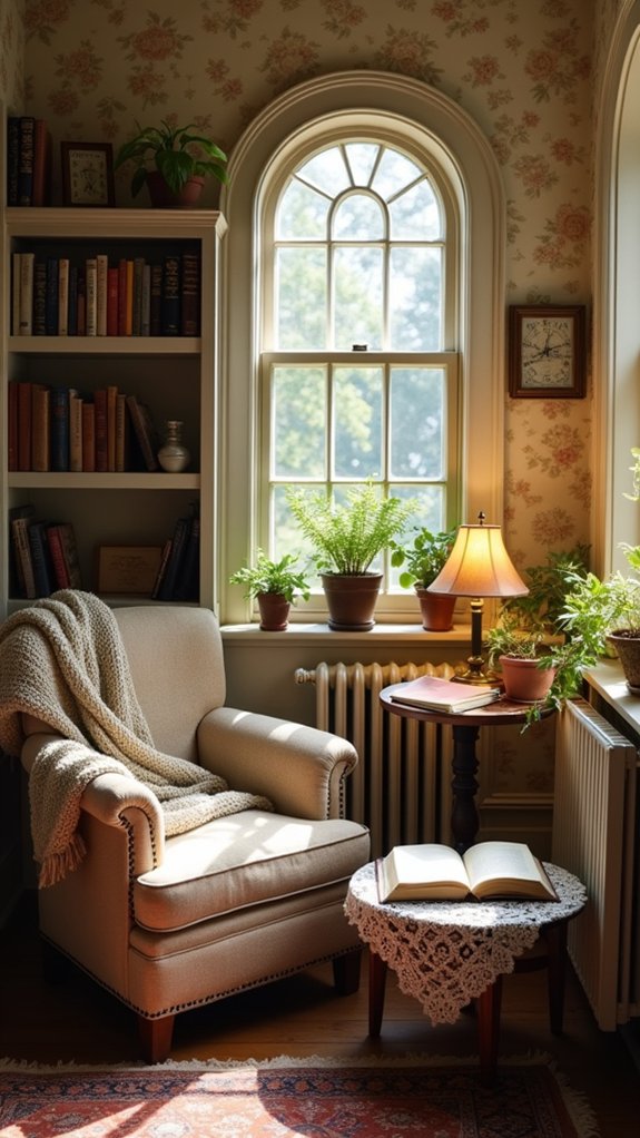cozy sanctuary for reading