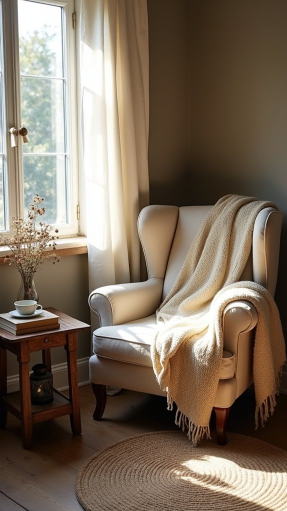 cozy sanctuary for reading