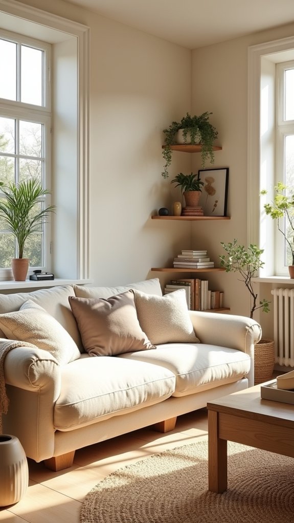 cozy scandinavian living room
