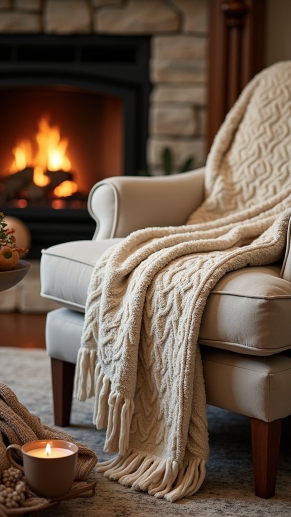 cozy sherpa lined throw blankets