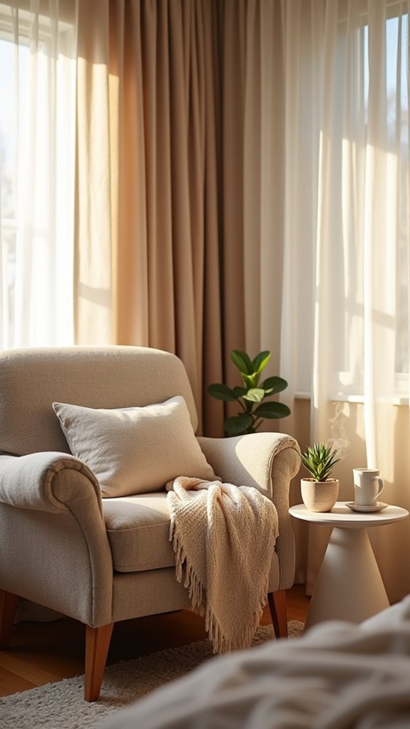 cozy side table addition