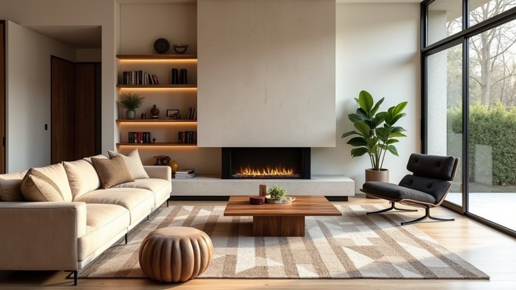 20 Cozy Modern Living Room Ideas That Balance Sleek and Soft cozy sleek modern living