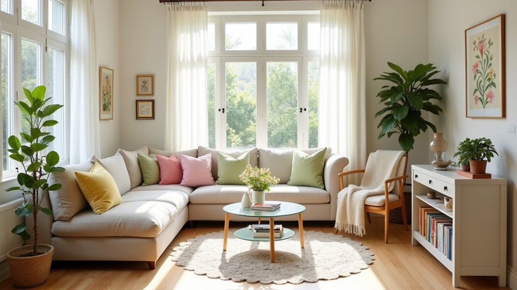 cozy spring living room ideas