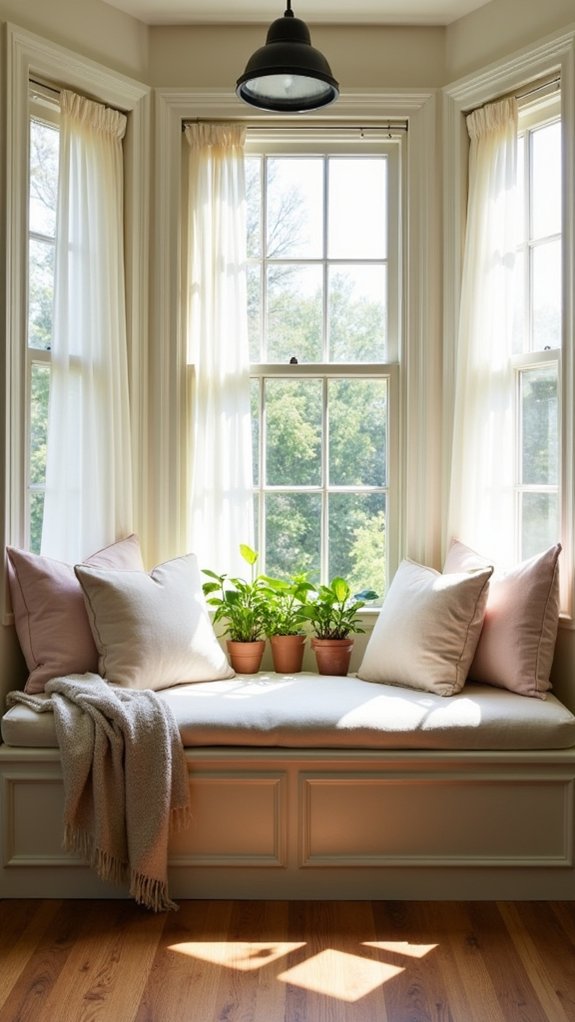 cozy storage window seat