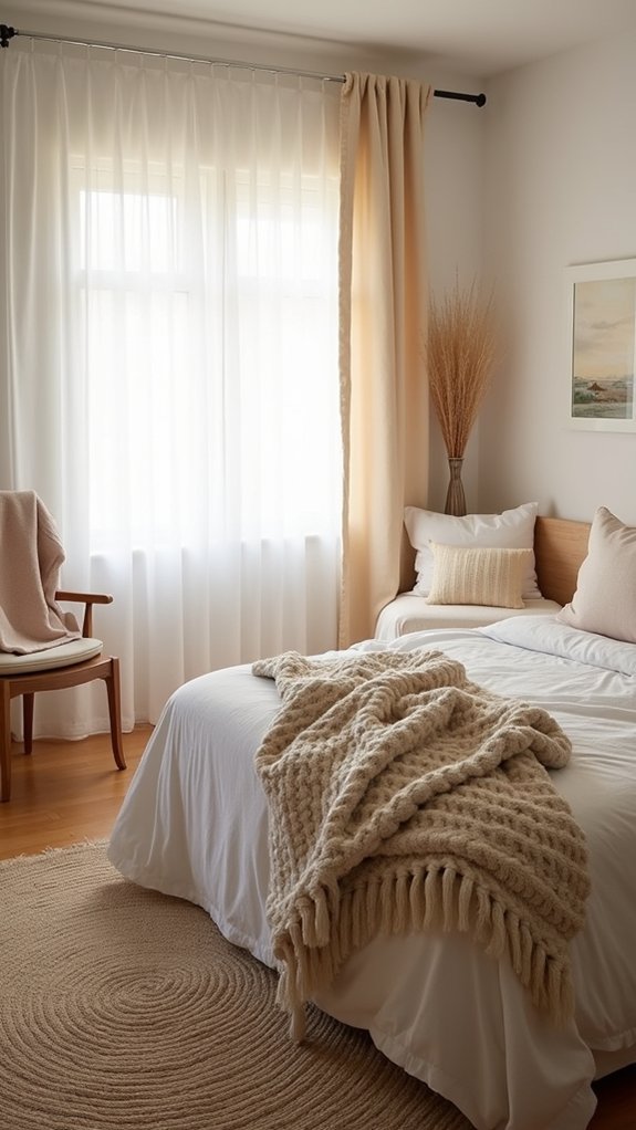 cozy textiles enhance relaxation