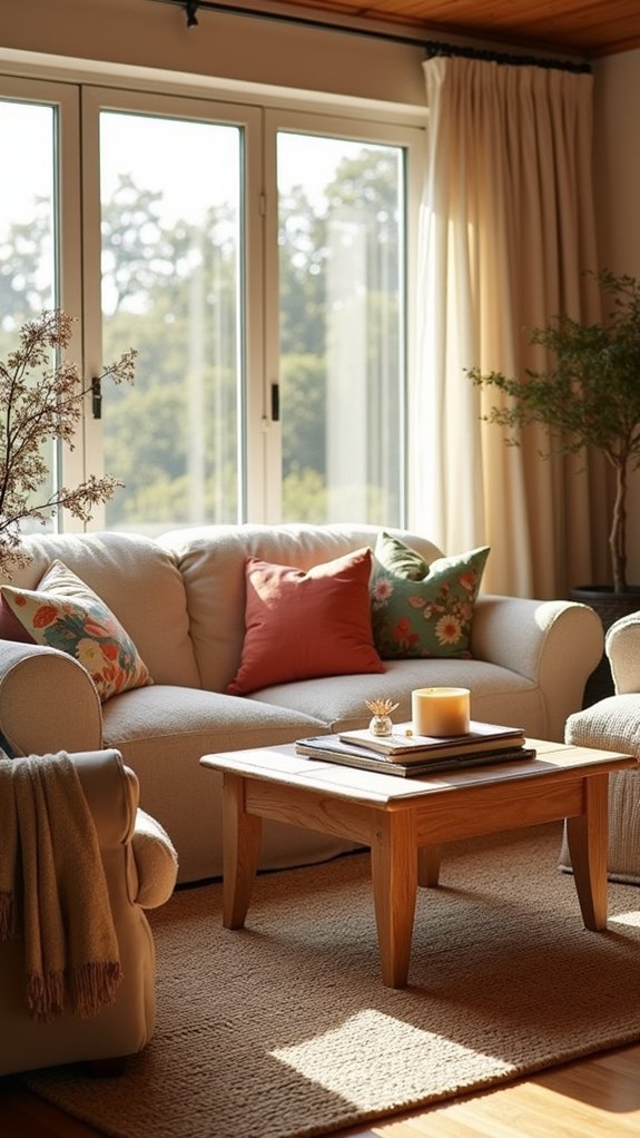 cozy textiles for comfort
