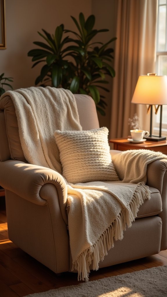 cozy textiles for relaxation