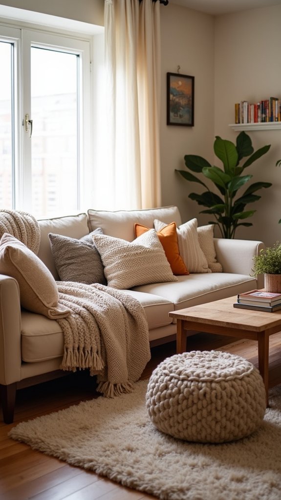 cozy textiles for relaxation