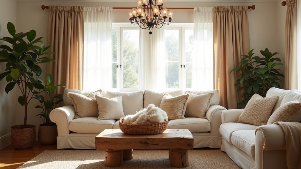 cozy textured curtain ideas