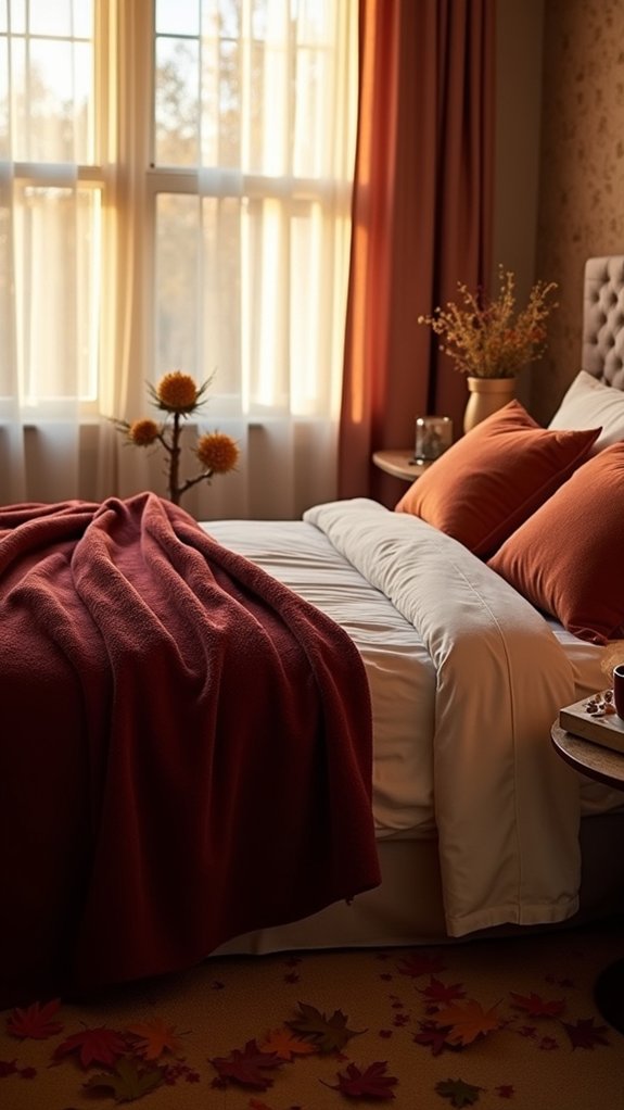 cozy throw blanket styling