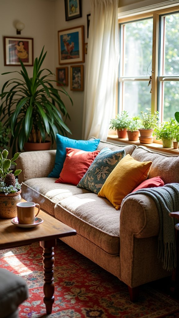 cozy throws enhance living space