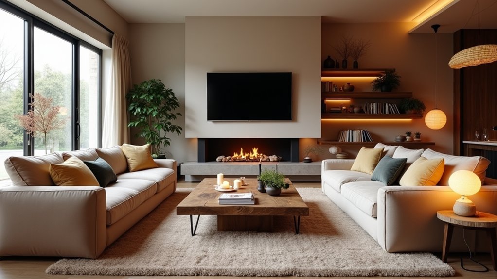 19 Cozy Living Room With TV Designs That Look Great cozy tv living room designs