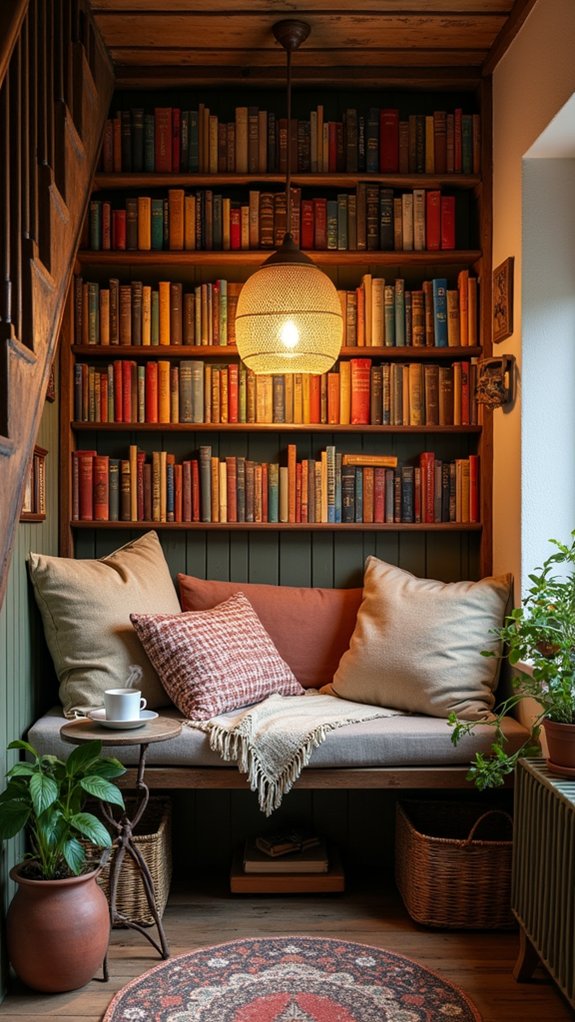 cozy under stairs sanctuary