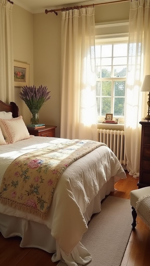 cozy vintage bedroom bedding