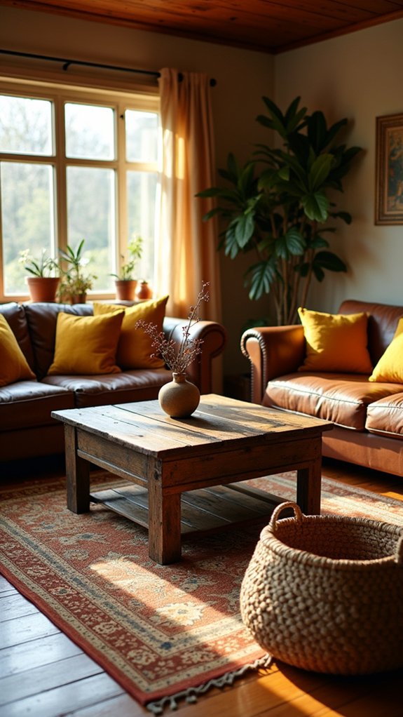 cozy vintage brown charm