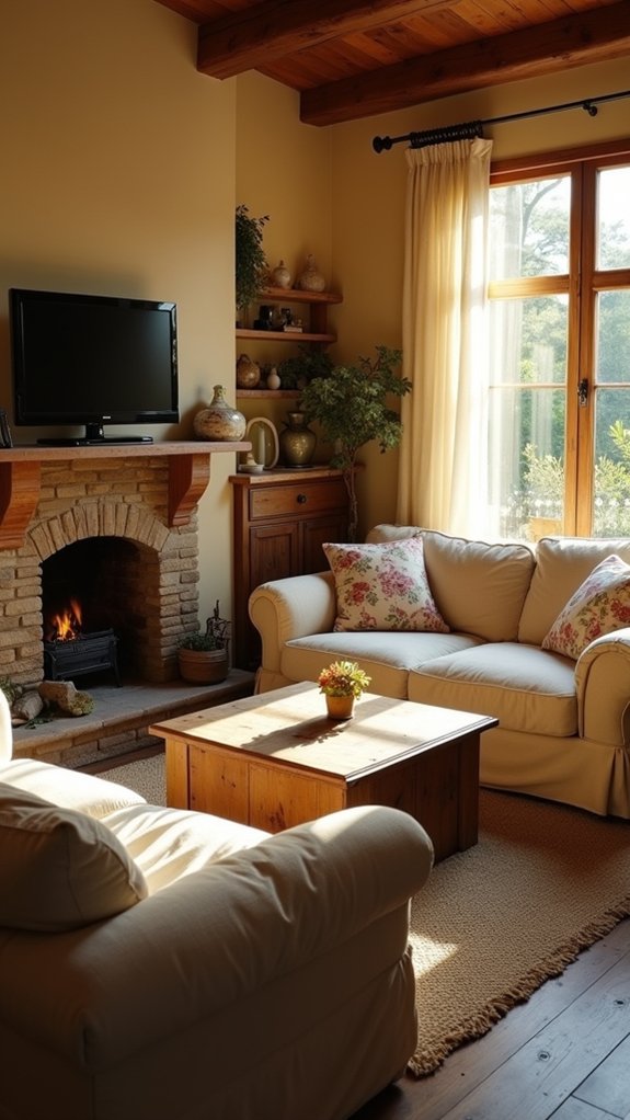 cozy vintage cottage living