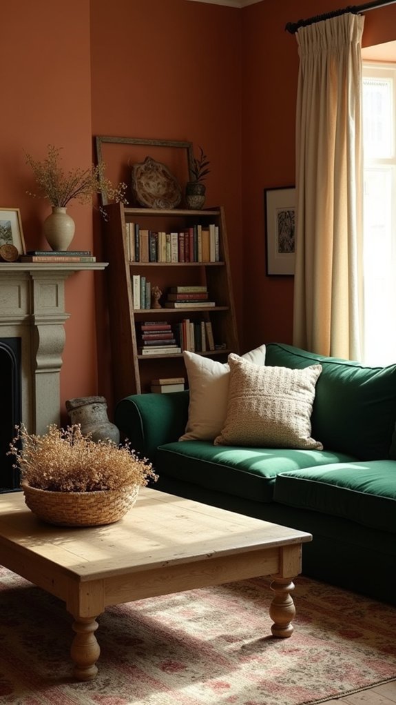 cozy vintage earthy decor