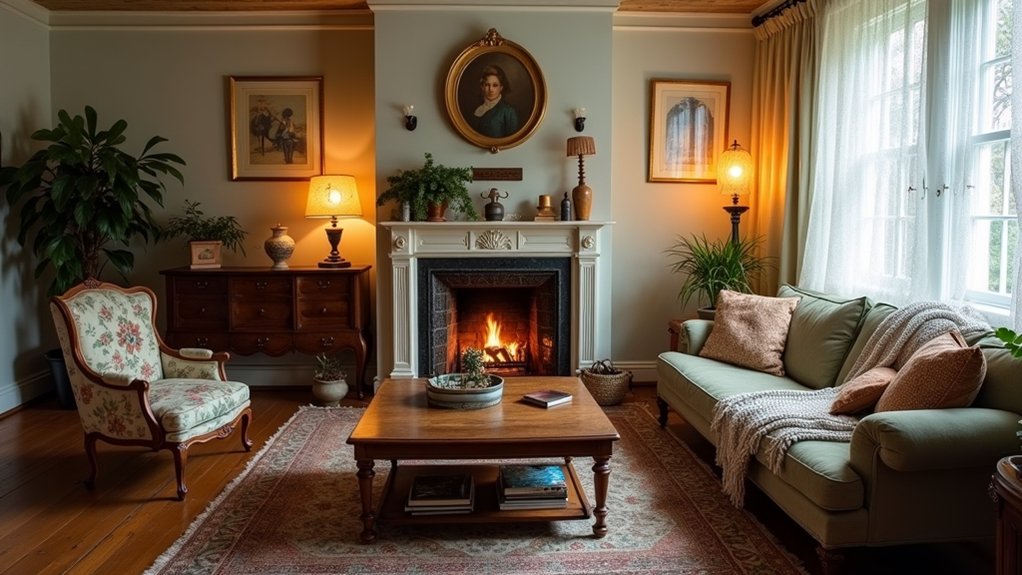24 Cozy Vintage Living Room Ideas With Timeless Charm cozy vintage living room ideas
