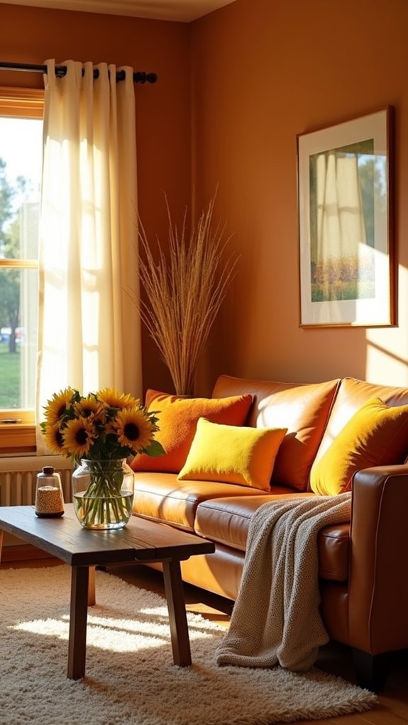 cozy warm color palettes