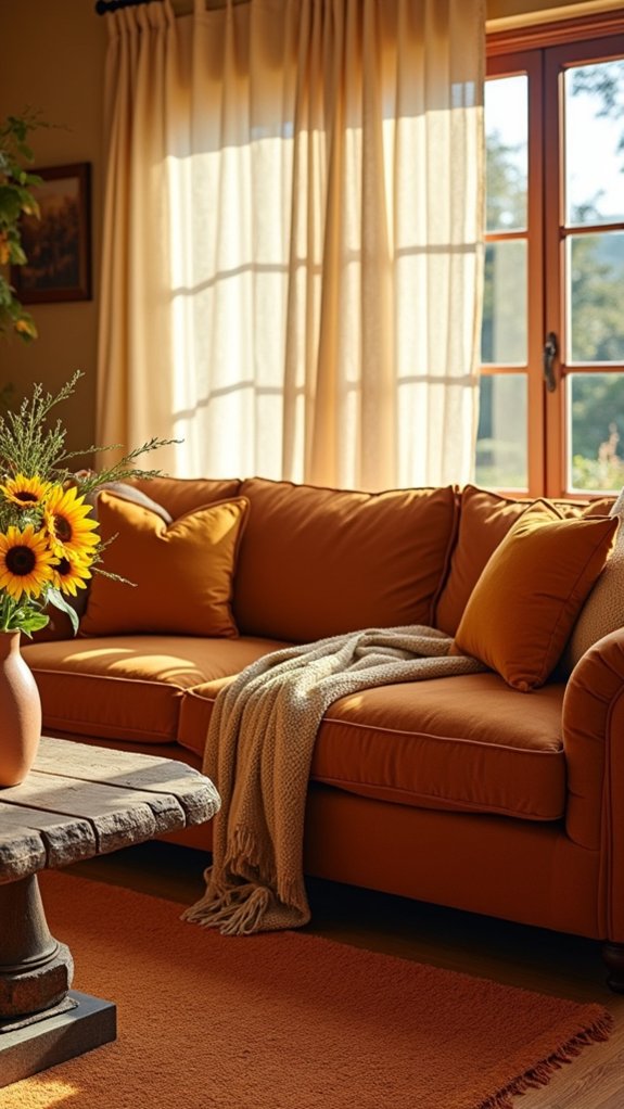 cozy warm color palettes