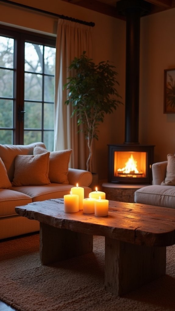 cozy warmth through ambiance