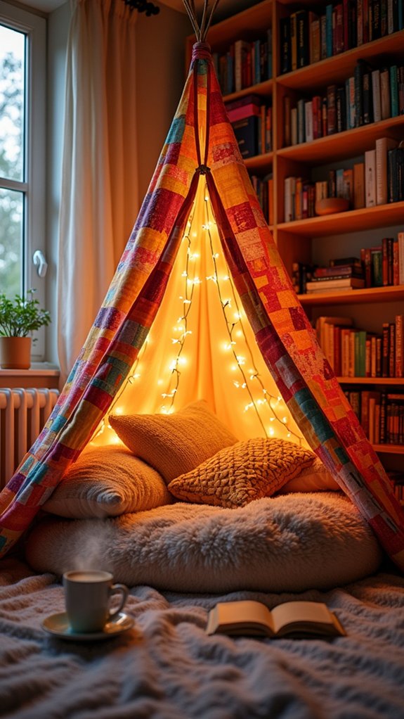 cozy whimsical reading sanctuary