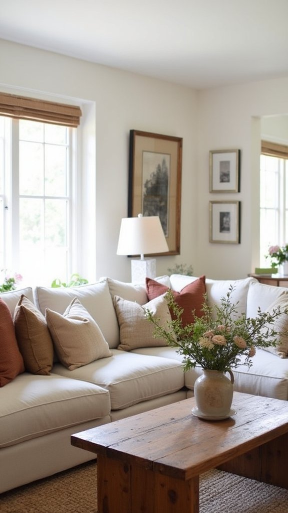 create a warm focal point