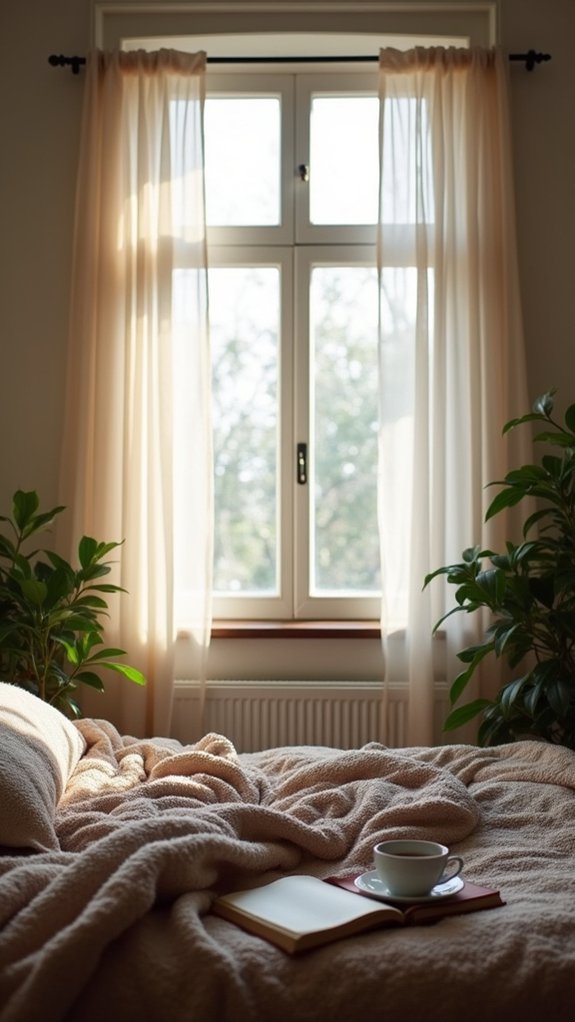 curtains enhance bedroom comfort