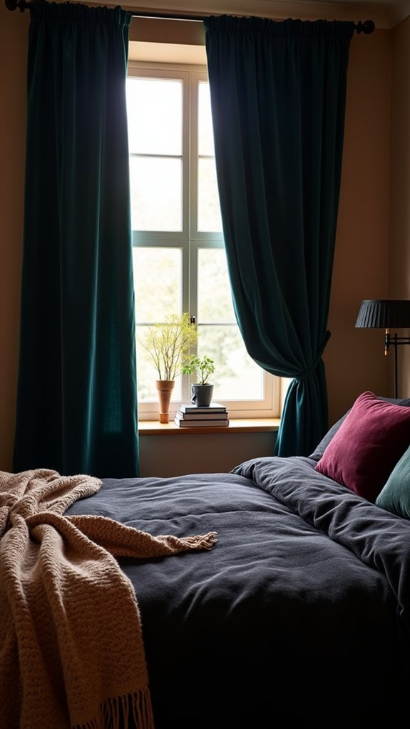 darker hues enhance coziness