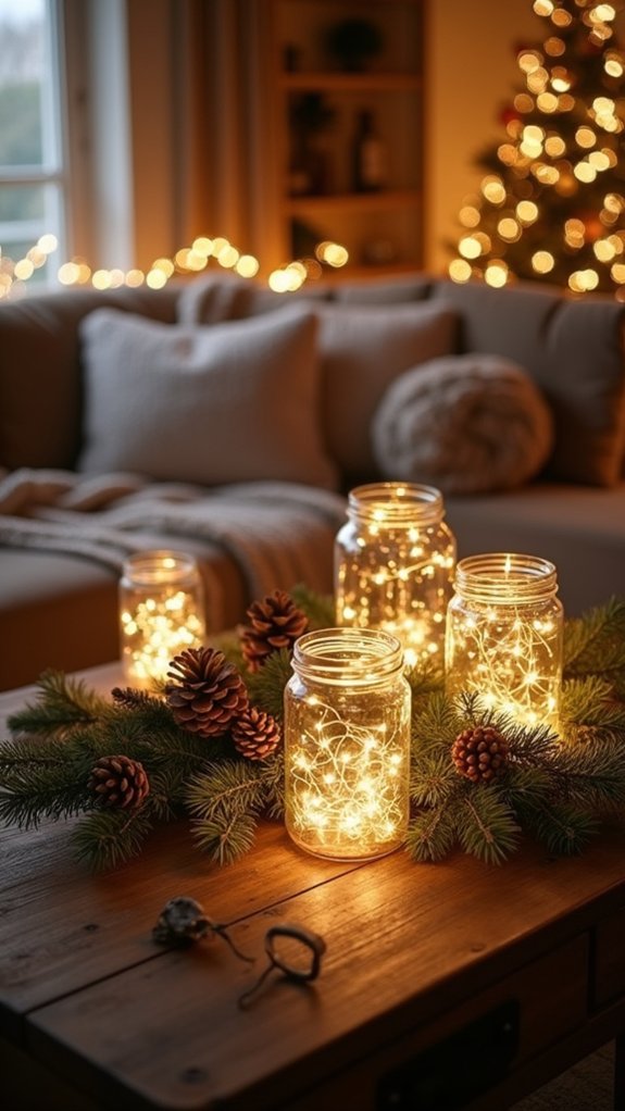 decorative jars with lights