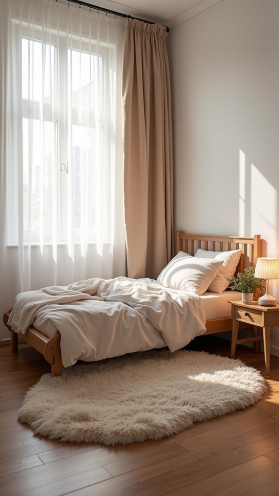 define spaces with rugs