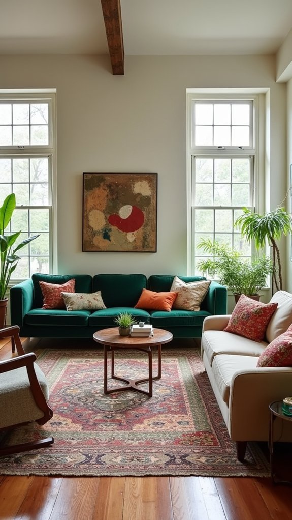 eclectic cozy textured decor