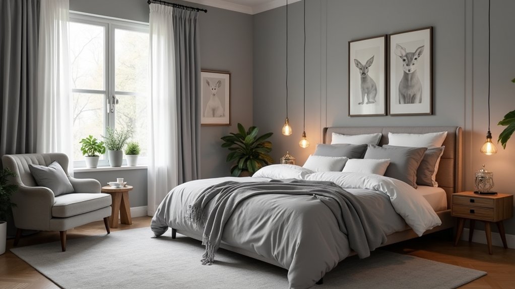 effortless cozy grey bedrooms