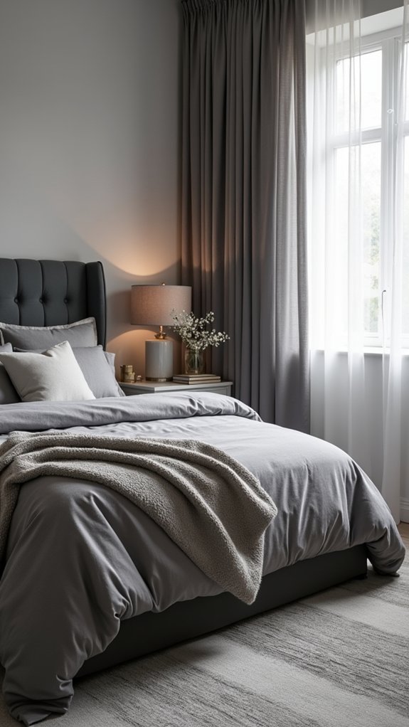 elegant grey shade layering