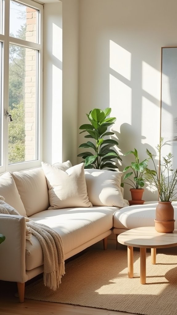 elegant minimalist beige decor