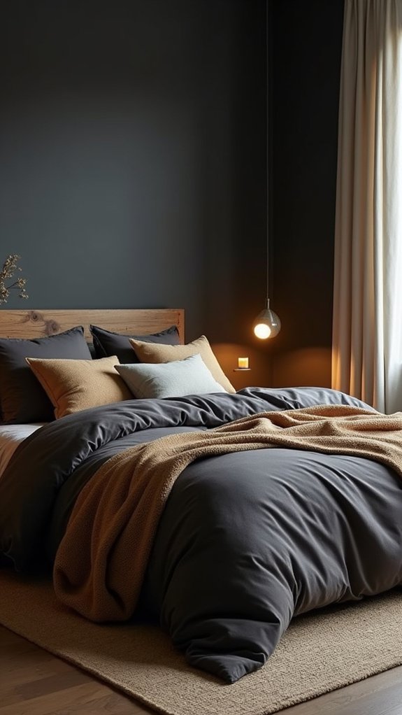 elegant warmth with contrast
