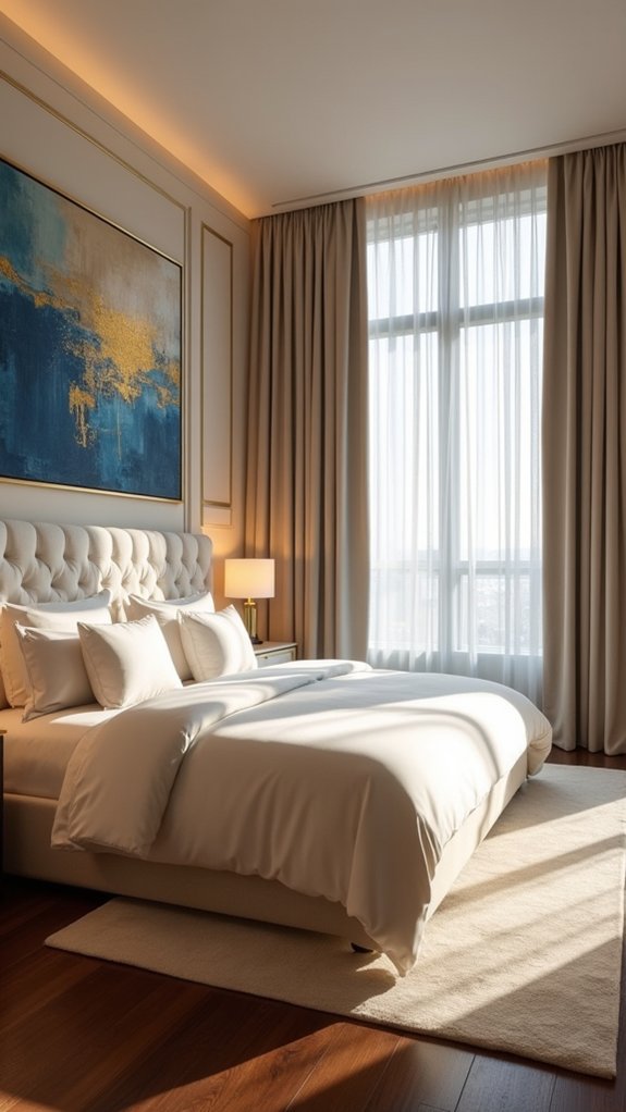 elevate bedroom with art