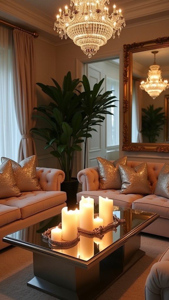 elevate glam with reflection