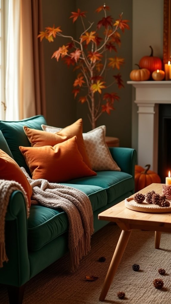 embrace warm earthy hues