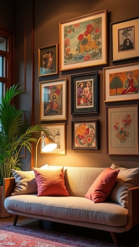 enhance art with lighting