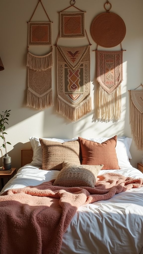 enhance bedroom with textiles