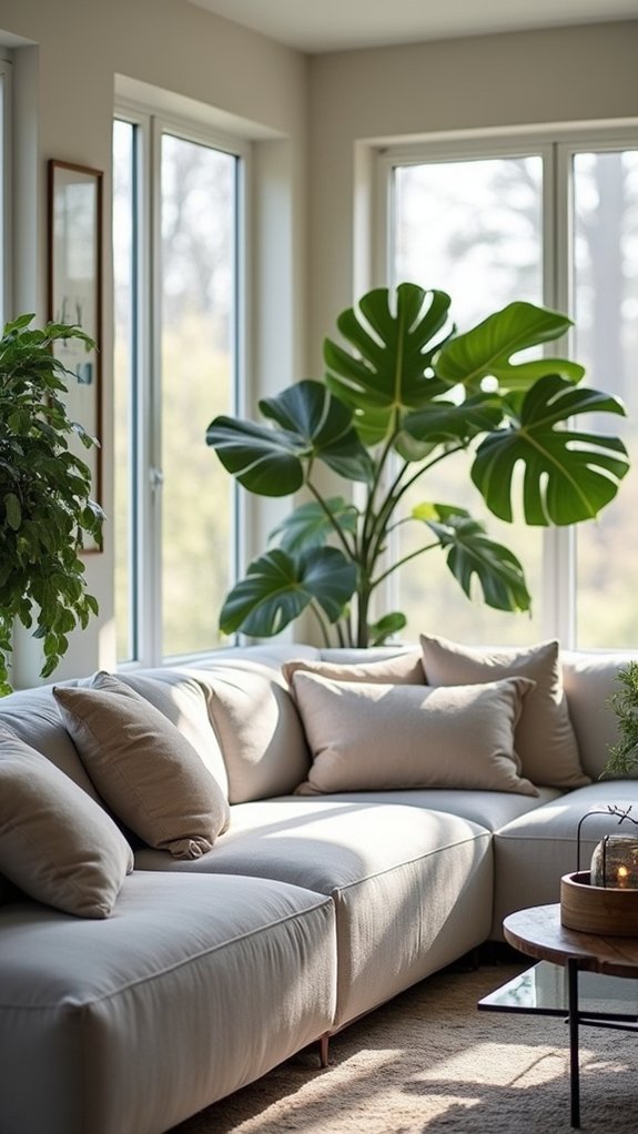 enhance space with greenery