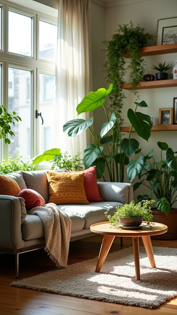enhance space with greenery