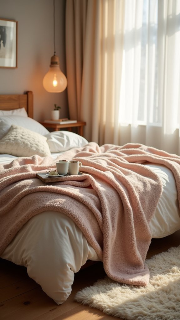 fleece offers softness wool warmth